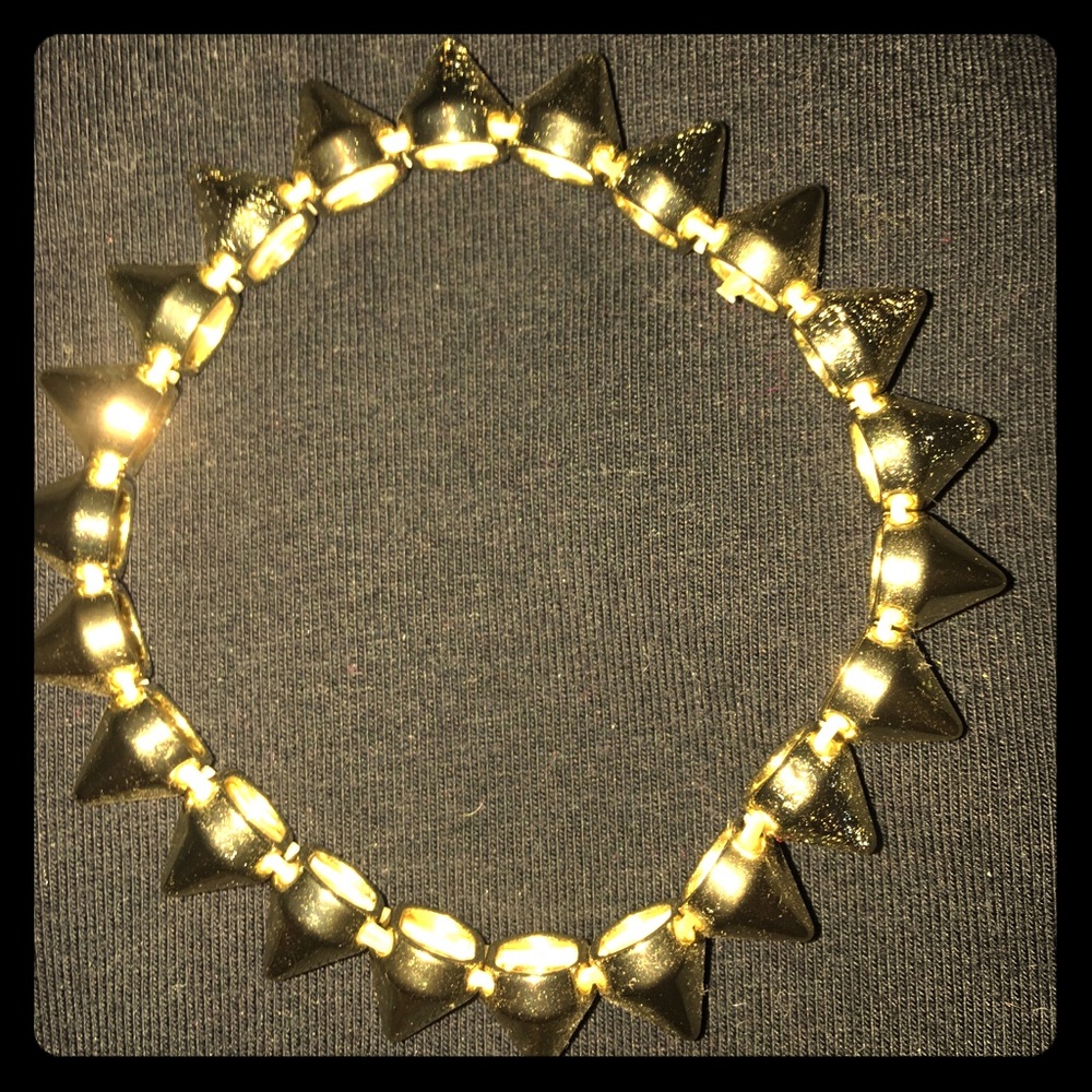 Baublebar spikes gold bracelet